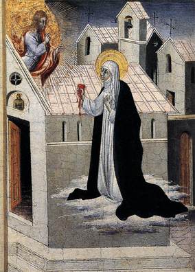 St Catherine Exchanging her heart with Christ PdiGiovanni.jpg